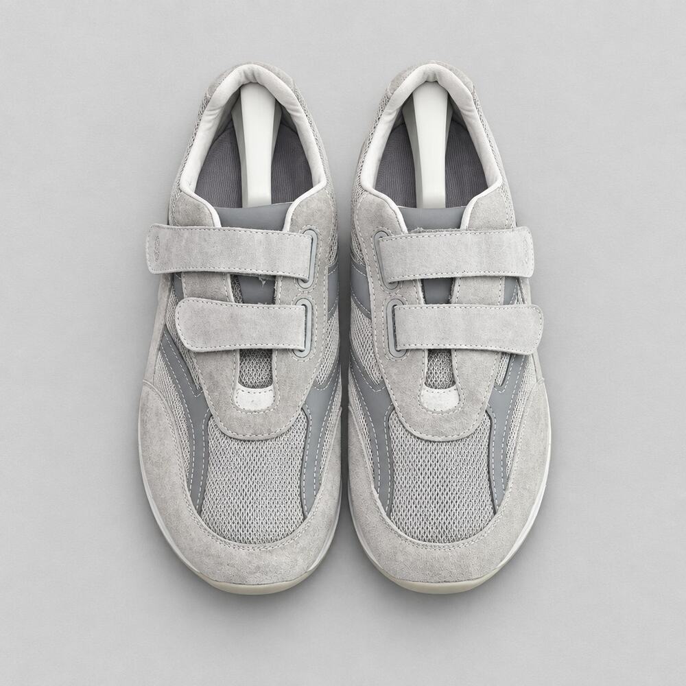 SAS Men’s JV Mesh Athletic Walking Shoes Grey Size 14 WW Extra Wide Double Strap